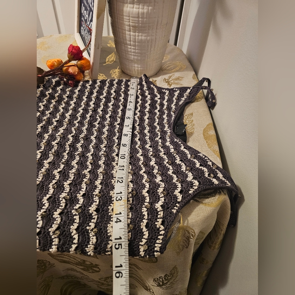 Alfani Black and White Smocked Camisole - Picture 8 of 8